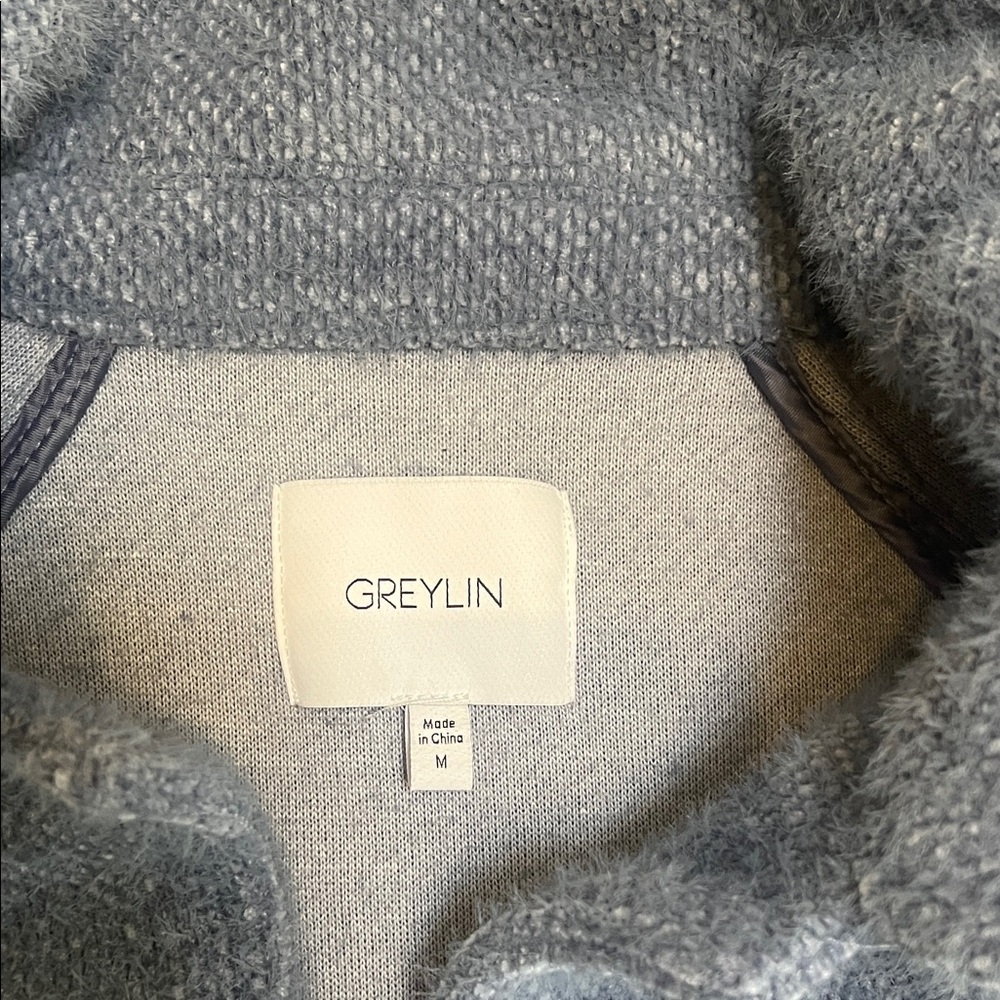 Anthropologie Greylin Light Blue Jacket size M - Picture 5 of 8